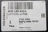 Audi A8 S8 2010-2017 2.0 3.0 4.0 air filter element 4H0129620L