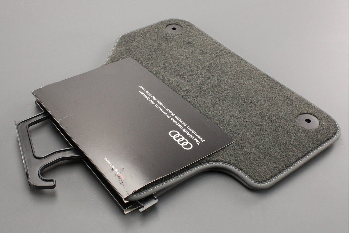 Audi A4 A5 2016-2019 premium textile floor mats (rear) 8W0061276 MNO, view 1