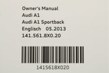Audi A1 S1 2011-2014 owners manual (2013) 1415618X020