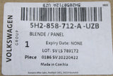 VW Golf MK8 2020-on RHD dashboard vent panel (right) 5H2858712A UZB