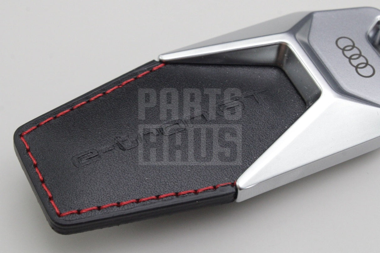 Genuine Audi e-Tron GT accessory leather key ring 3182100300