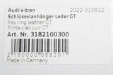 Genuine Audi e-Tron GT accessory leather key ring 3182100300