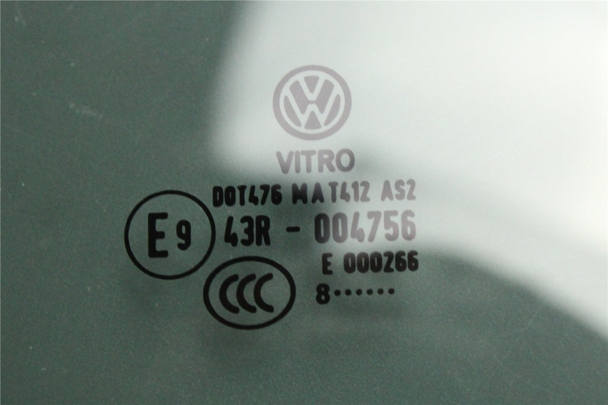 VW Beetle 2013-19 rear side window glass (right) 5C3845042F