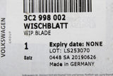 VW Passat B7 2011-2015 front aero wiper blades pair 3C2998002
