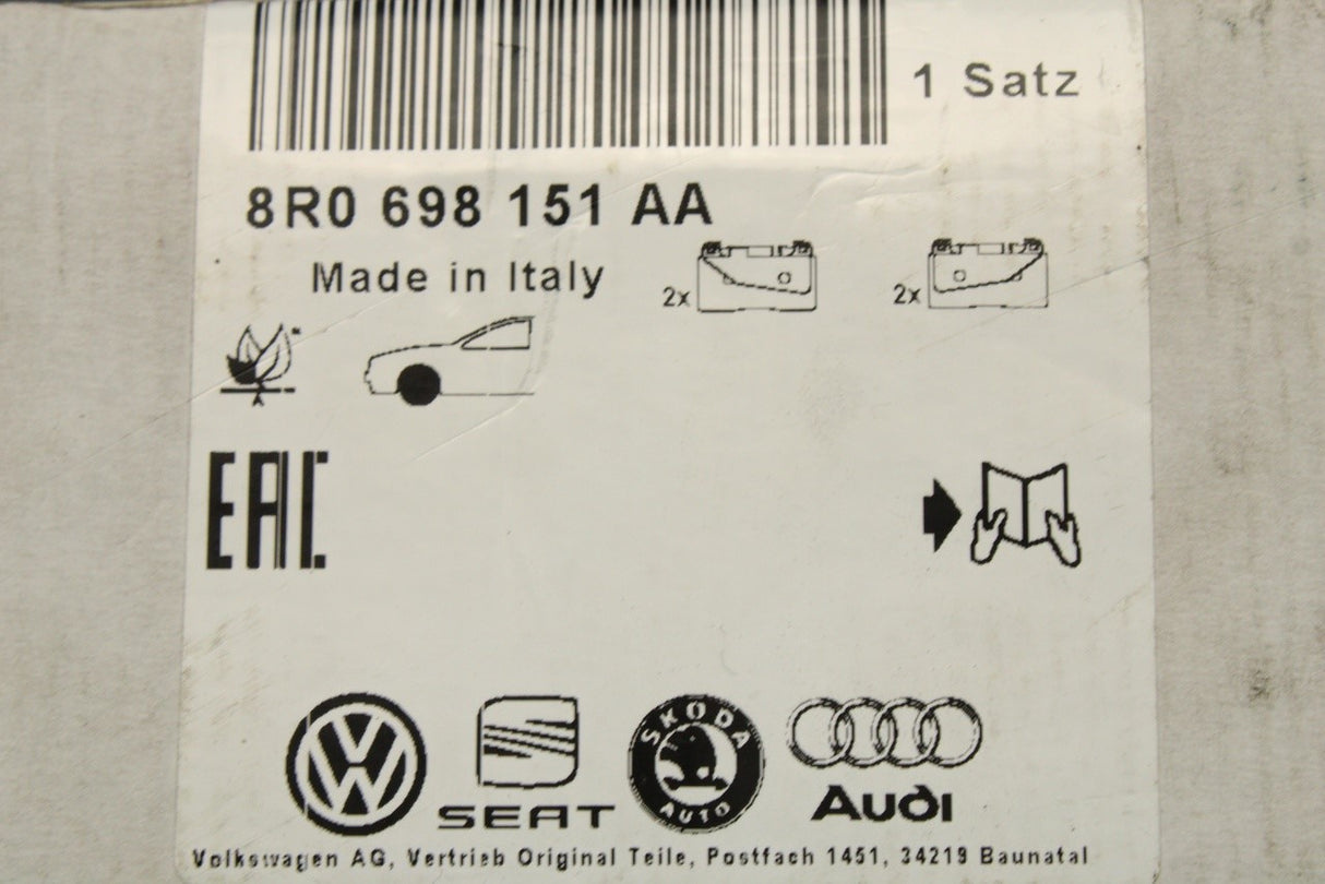 Audi A4 A5 A7 2008-2018 front brake pads set (345mm) 8R0698151AA