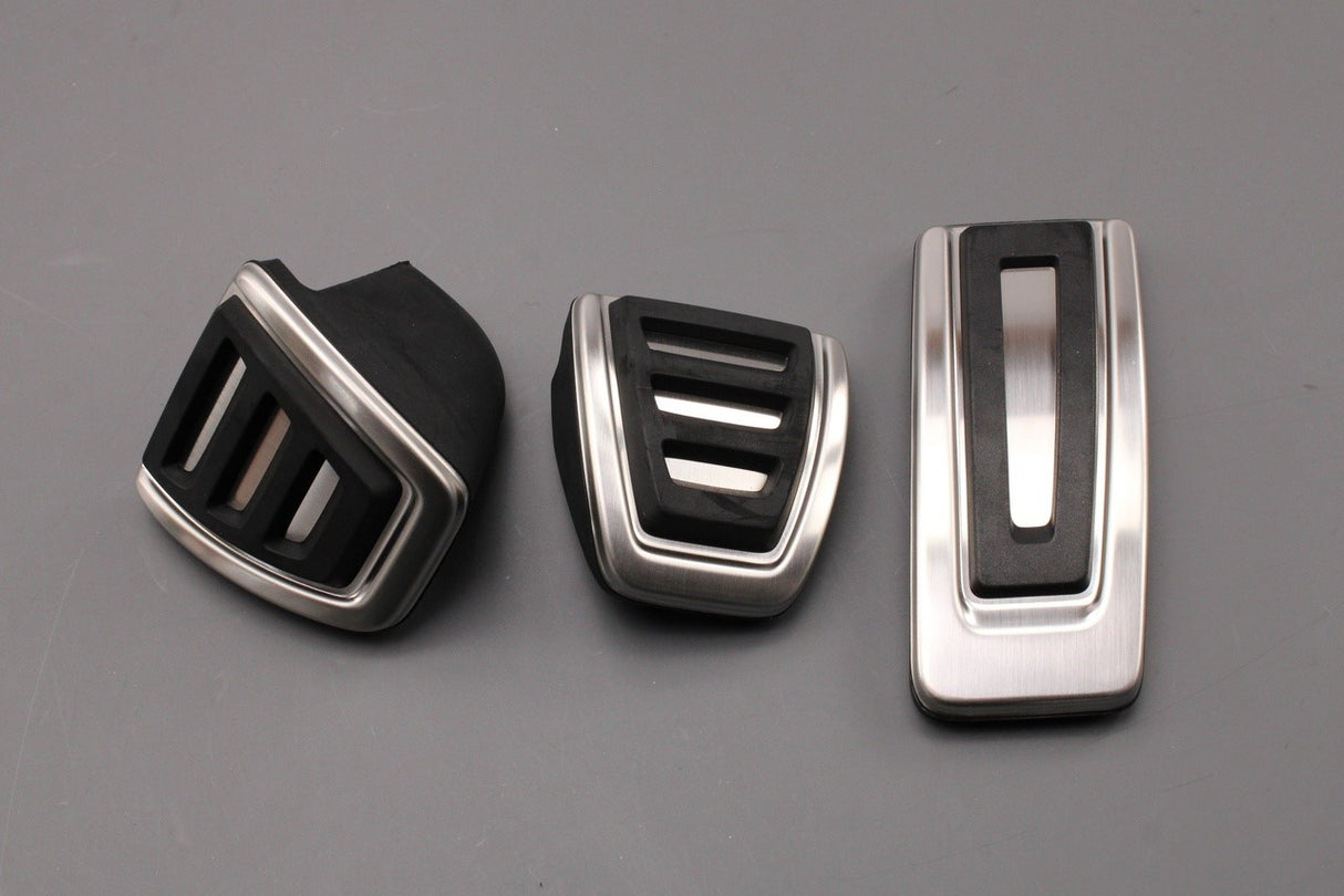 Audi A1 A3 Q3 Q2 TT RHD chrome pedal caps set (manual) 8V2064200