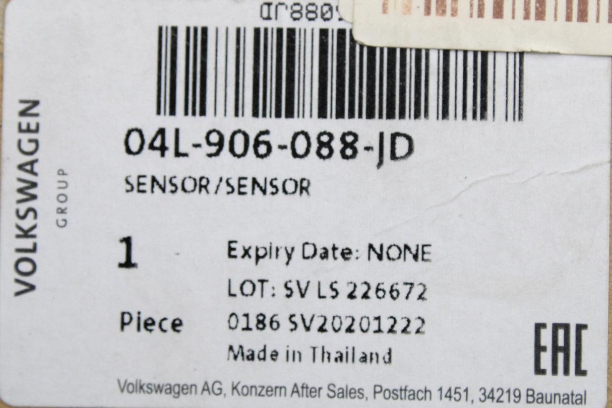 VW Audi Skoda SEAT 2.0 TDI exhaust gas temperature sensor 04L906088JD