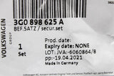 VW Passat B8 2015-On front fender wing attachment bolts 3G0898625A