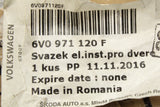 Skoda Fabia 2015-2023 RHD door wiring harness (front right) 6V0971120F