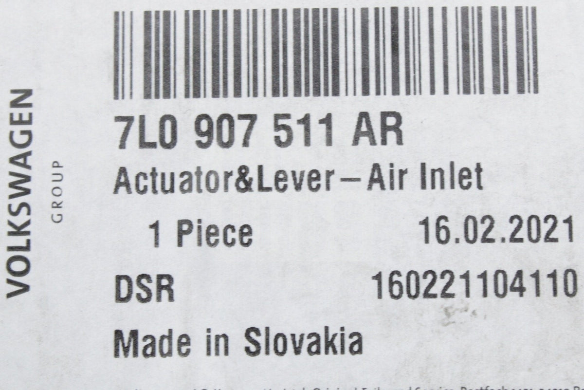 VW Touareg Amarok Audi Q7 03-2022 recirculation flap motor 7L0907511AR