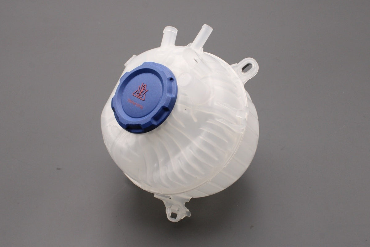 Audi e-tron 2019-on coolant expansion tank reservoir 4KE121405A, view 1