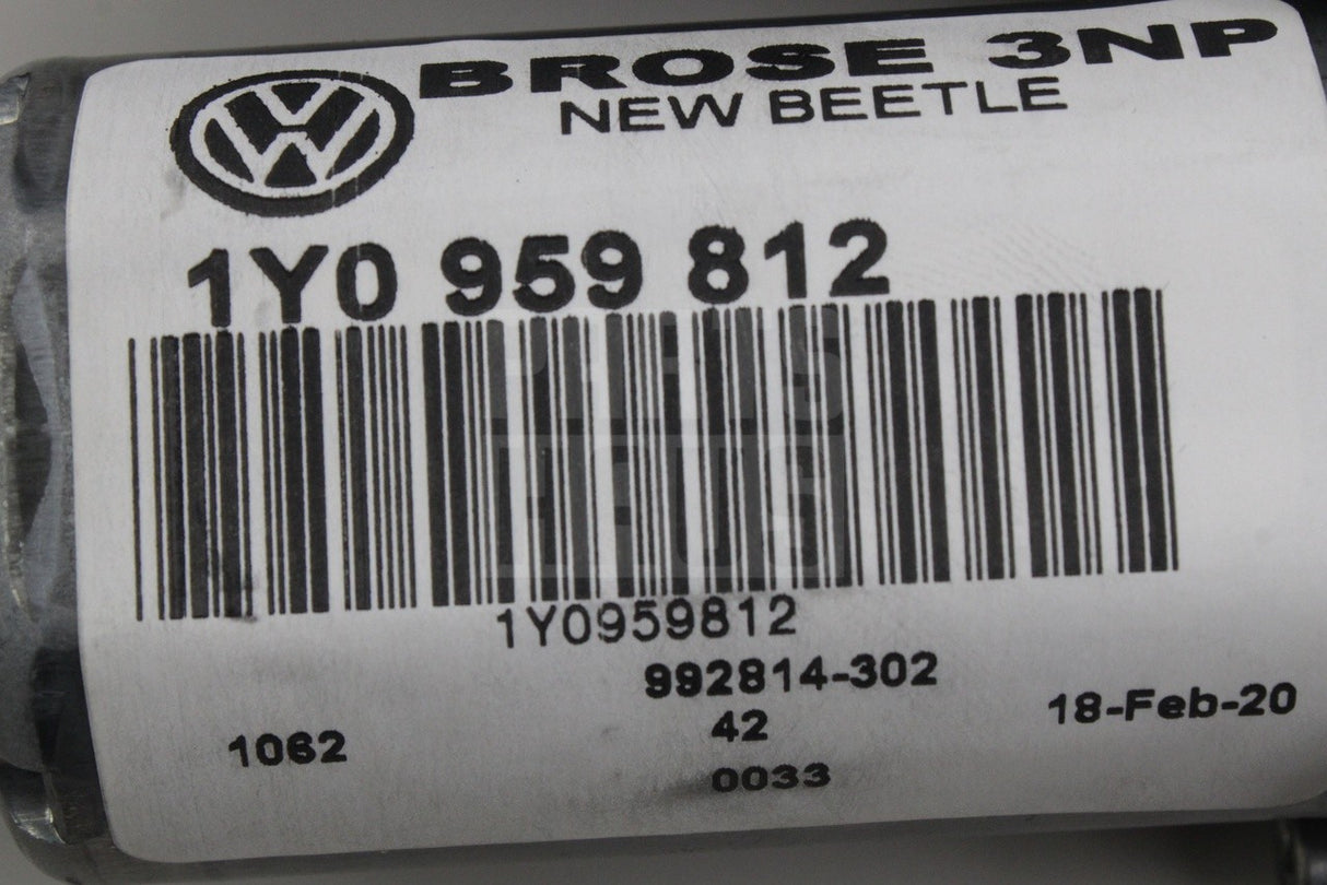 VW Beetle Cabriolet 2003-2010 window motor (rear right) 1Y0959812