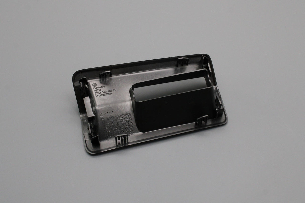 VW Caddy 2004-2020 sliding door handle cover trim (left) 2K0843187C 9B9