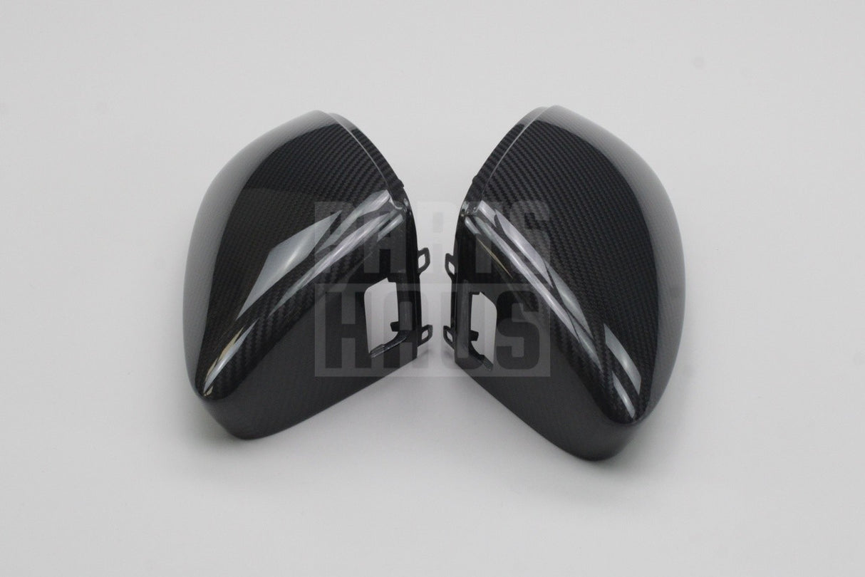 Audi A3 S3 RS3 21-on RHD carbon fibre wing mirror covers set 8Y2072531A 3Q0 / 8Y20725325A 3Q0