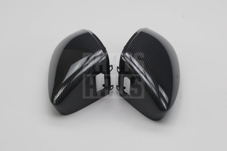 Audi A3 S3 RS3 21-on RHD carbon fibre wing mirror covers set 8Y2072531A 3Q0 / 8Y20725325A 3Q0