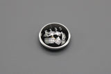 VW Transporter T5.1 T6 gear stick knob badge (6 speed) 7E0711144A HB5