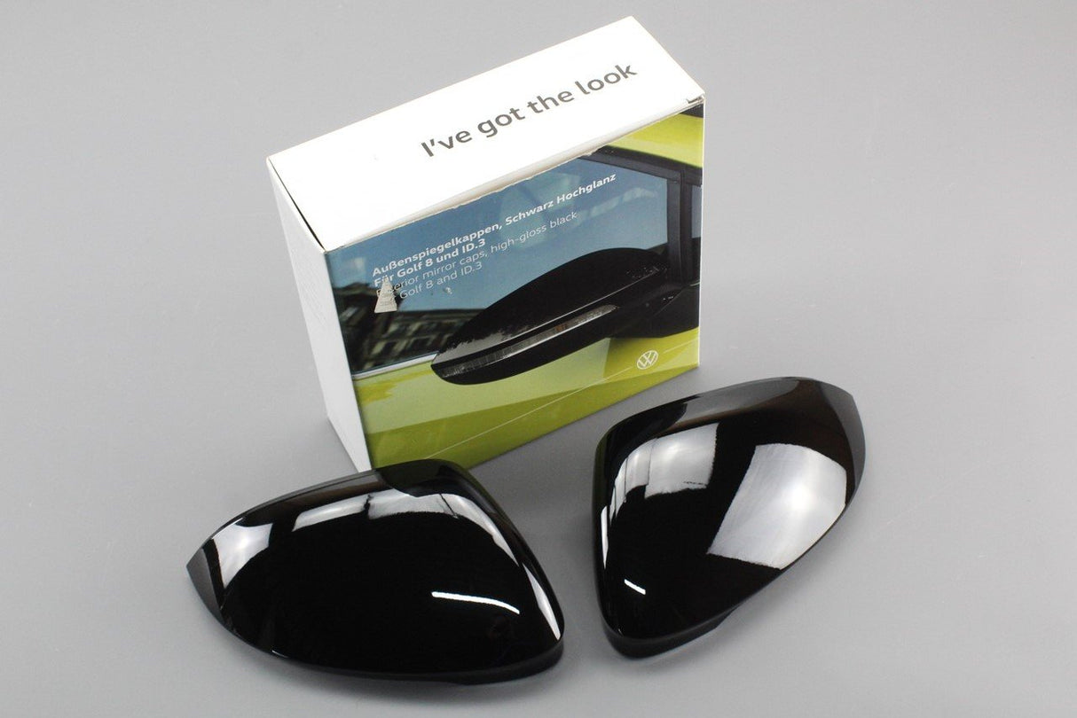 VW Golf MK8 ID3 Gloss black accessory exterior mirror caps 5H0072530 041