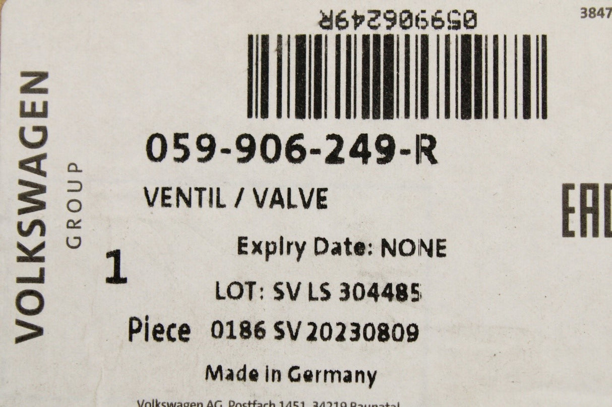 Audi A6 A7 A8 Q5 Q7 Q8 VW Touareg 3.0 V6 TDI coolant valve 059906249R