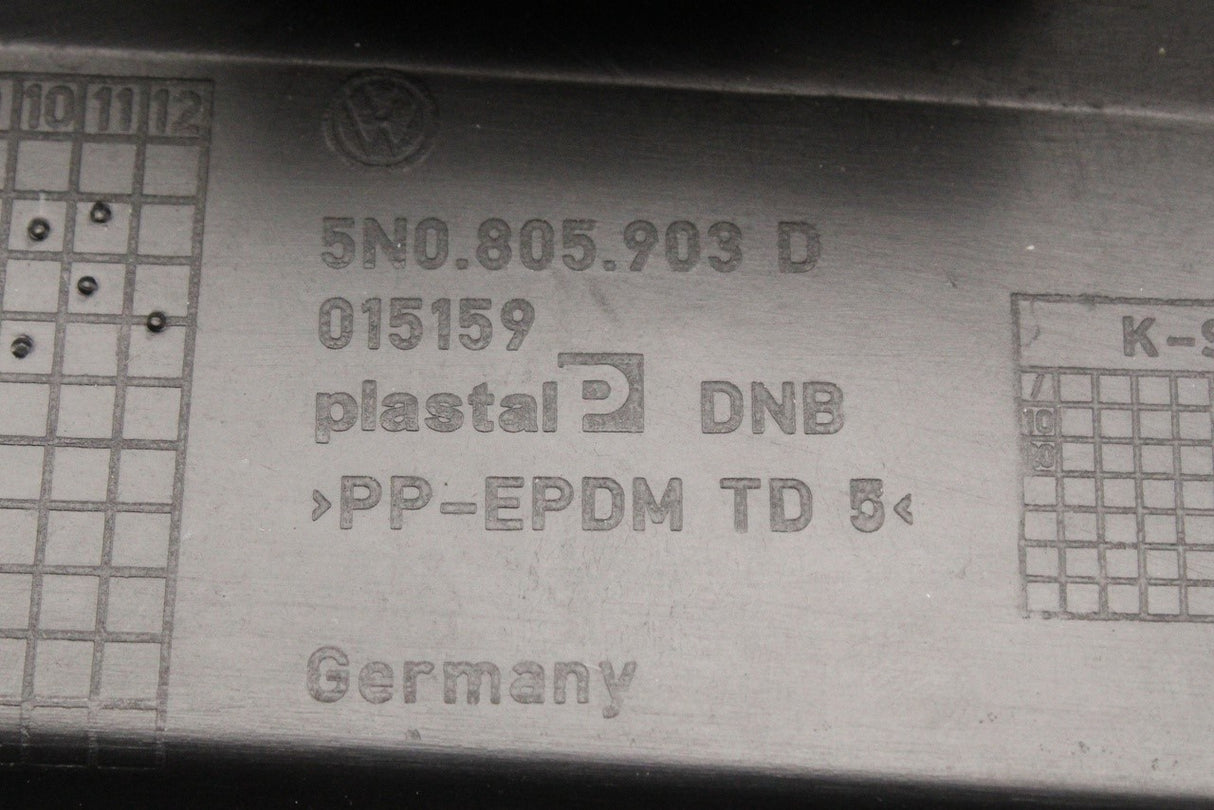 VW Tiguan 5N 2008-11 lower front bumper spoiler splitter 5N0805903E 9B9