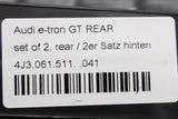 Audi RS e-tron GT 2021-on all weather floor mats (rear) 4J3061511 041