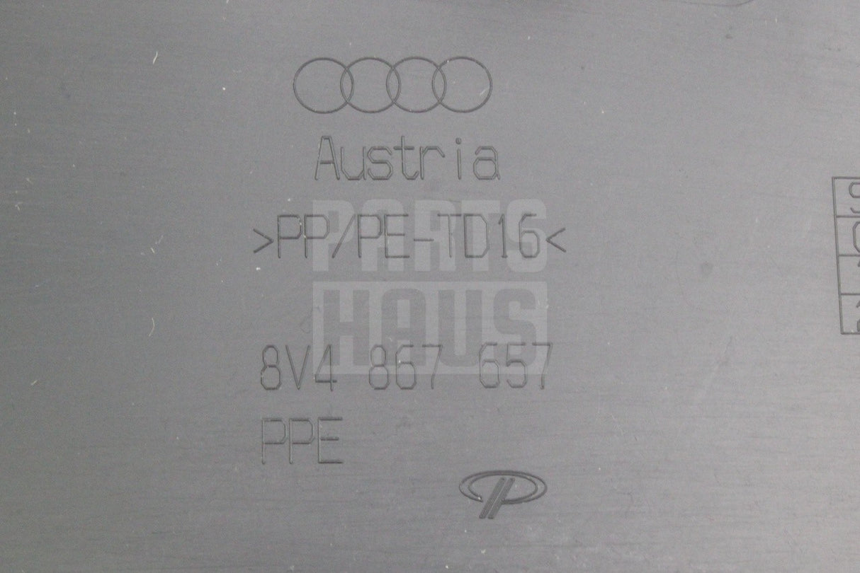 Audi A3 S3 RS3 13-20 Sportback rear light access cover (left) 8V4867657 4PK