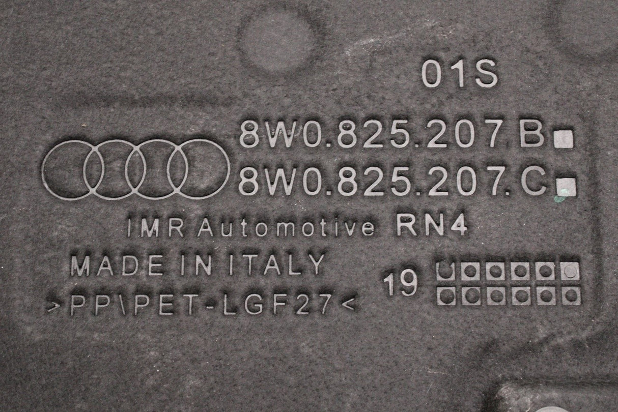 Audi A4 S4 B9 2016-25 underbody protection trim (left) 8W0825207C