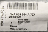 VW Tiguan 2016-2024 rear door upper trim (right) 5NA839644A 7Z7