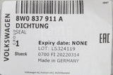 Audi A4 S4 RS4 2016-24 front outer door surround seal (left) 8W0837911A