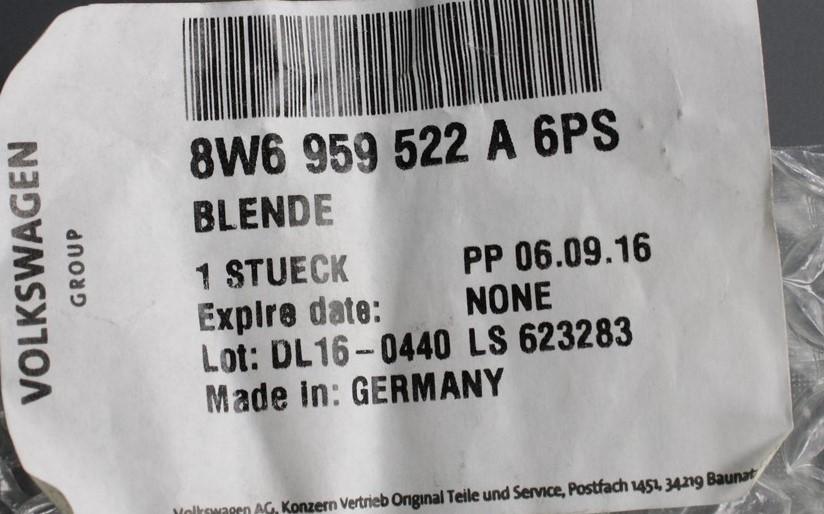 Audi S5 RS5 17-on door trim for central locking controls 8W6959522A 6PS