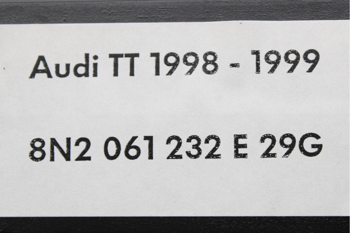 Audi TT 1998-2002 RHD textile floor mats 8N2061232E 29G
