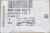 VW Golf GTI Audi A3 SEAT brake disc and pad kit (front) 8V0698302C
