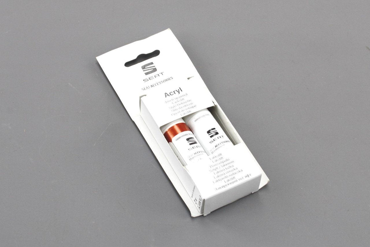 SEAT touch up paint Eclipse Orange LW2Y (x2 12ml) 000098500LW2Y, view 1