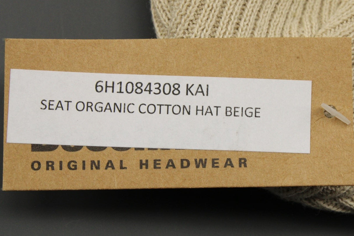 SEAT beige organic cotton beanie 6H1084308 KAI