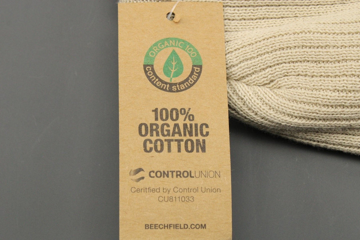 SEAT beige organic cotton beanie 6H1084308 KAI