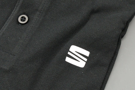 SEAT Polo shirt short sleeve black (M) 6H1084230B KAA