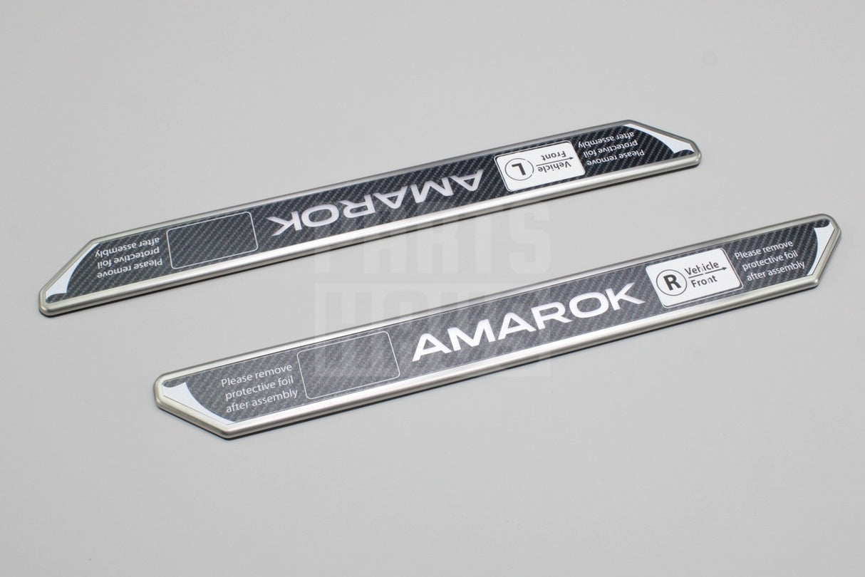 VW Amarok 2022-on illuminated front door scuff plates ZGB2HJ052005