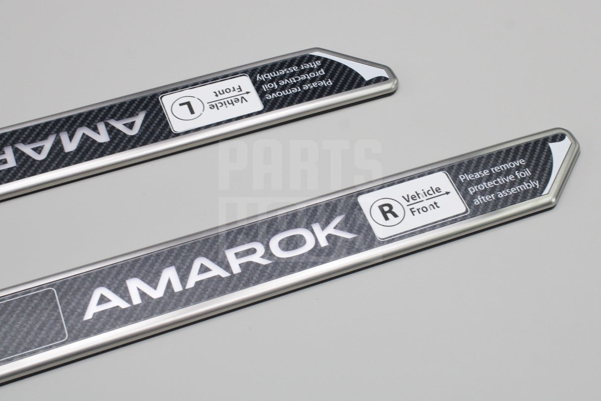 VW Amarok 2022-on illuminated front door scuff plates ZGB2HJ052005