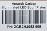 VW Amarok 2022-on illuminated front door scuff plates ZGB2HJ052005