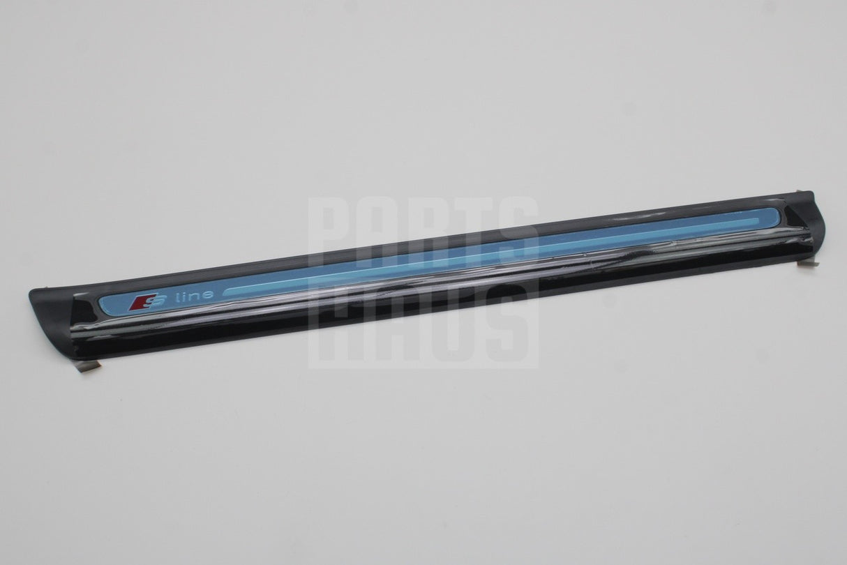 Audi TT 2015-24 S-Line door sill scuff plate (right) 8S0853492A 9B9
