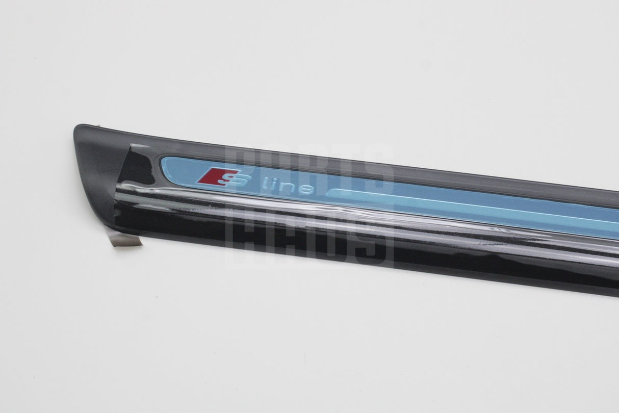 Audi TT 2015-24 S-Line door sill scuff plate (right) 8S0853492A 9B9