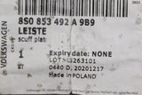 Audi TT 2015-24 S-Line door sill scuff plate (right) 8S0853492A 9B9