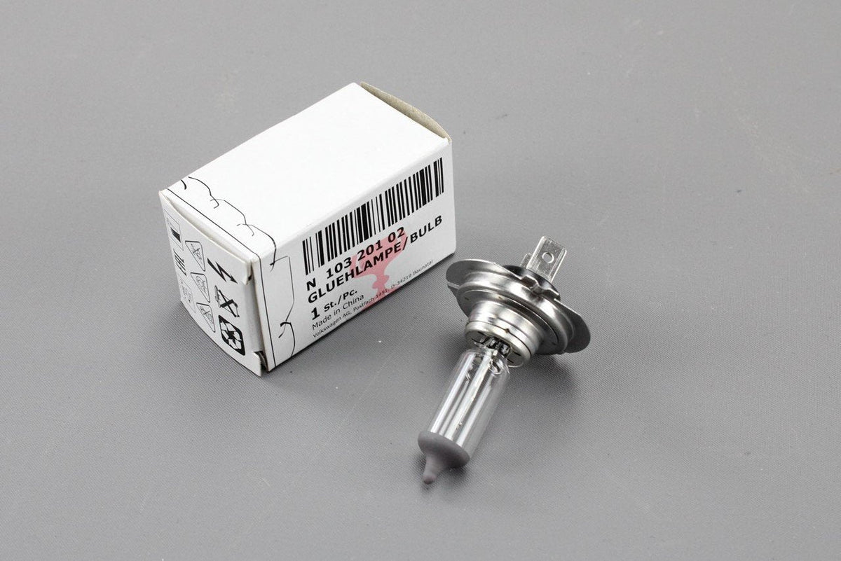 VW Audi Skoda SEAT H7 12V 55W longlife headlight bulb (x1) N10320102, view 1
