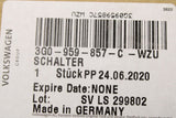 VW Touareg Touran Skoda Kodiaq drivers window switches 3G0959857C WZU