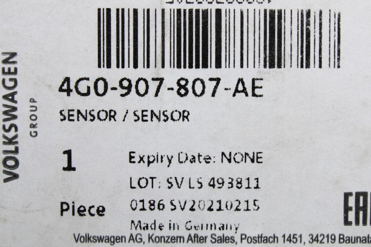 Audi A6 / A6 Allroad A7 3.0 V6 TDI NOx sensor (front) 4G0907807AE