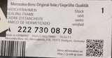 Mercedes-Benz S-Class door seal frame A2227300878