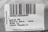 Skoda Kodiaq front seat base cover black/grey (left) 565881405AH PMM