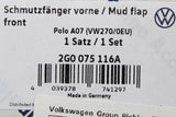 VW Polo AW 2018-on accessory mud flaps set (front) 2G0075116A
