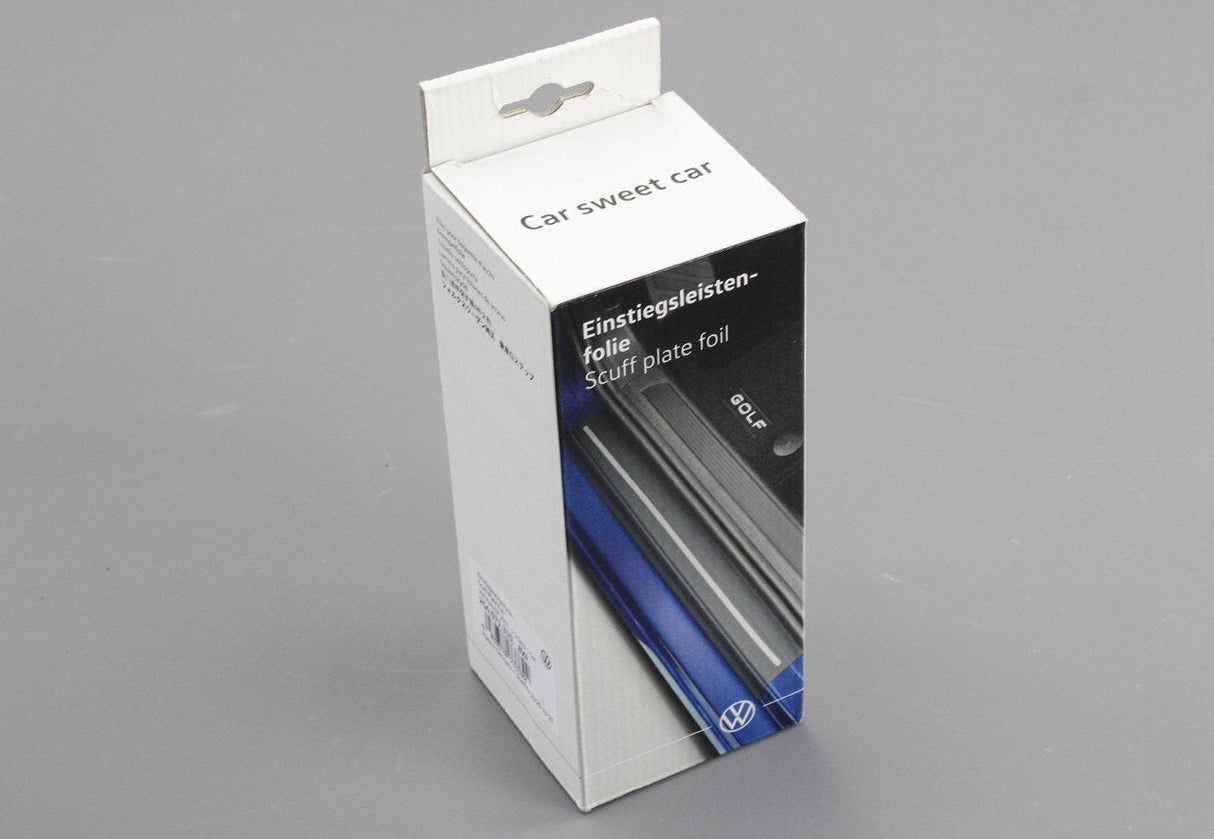 VW Polo AW 2018-on Door sill protector kit black & silver 2G4071310 BXF