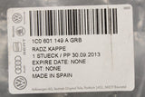 VW Beetle 1999-2005 alloy wheel centre cap 1C0601149A GRB