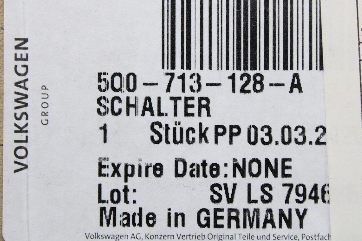 VW Golf MK7.5 Beetle Skoda Octavia 2012-2021 DSG micro switch 5Q0713128A